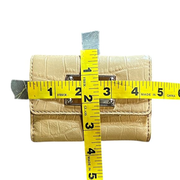 Michael Kors Leather Camel Shoulder Bag Purse w/Medallion & Matching Wallet - Picture 16 of 16